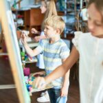 Little Artists Busy Painting